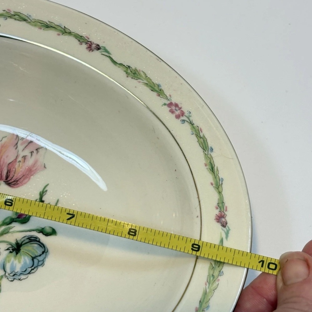 Theodore Haviland New York "Garden Flowers" oval serving bowl - Picture 5 of 5